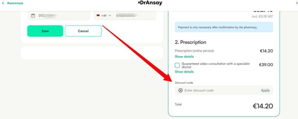 Dr Ansay Gutscheinecode