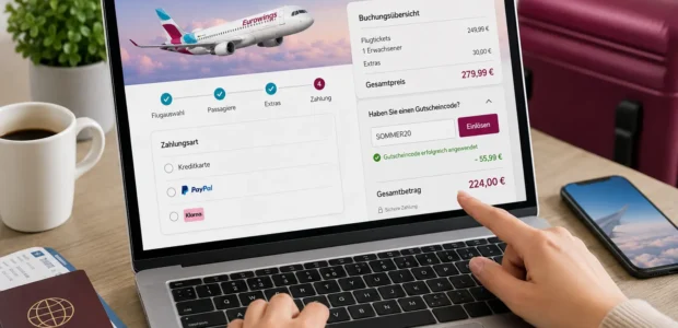 Eurowings Gutscheincode einlösen So funktioniert es Schritt für Schritt